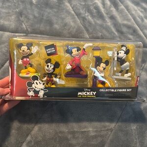 Disney Mickey Special Edition Figure Set - Red, Yellow, Blue